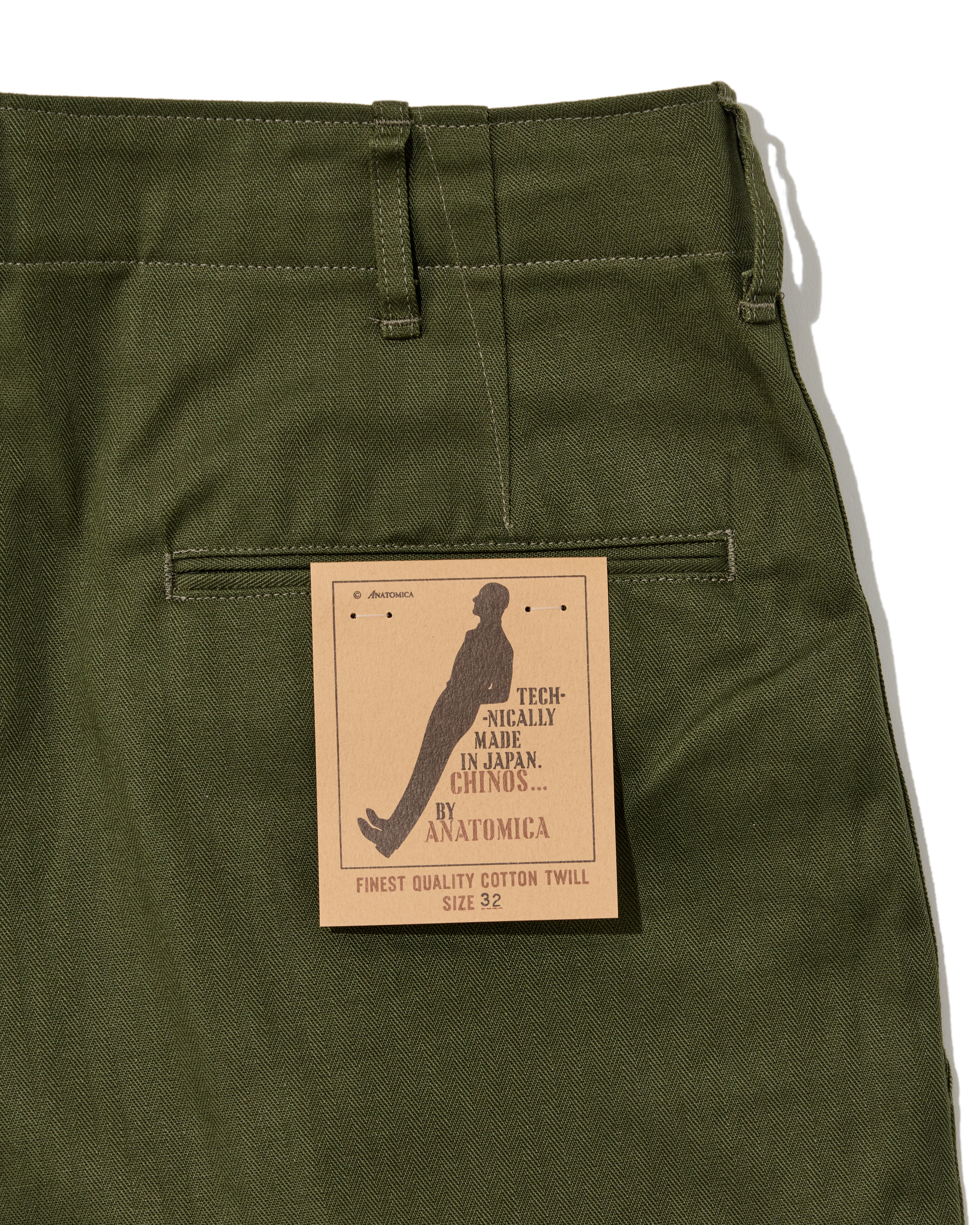 CHINO 2 / HBT OLIVE – ANATOMICA OFFICIAL ONLINE STORE