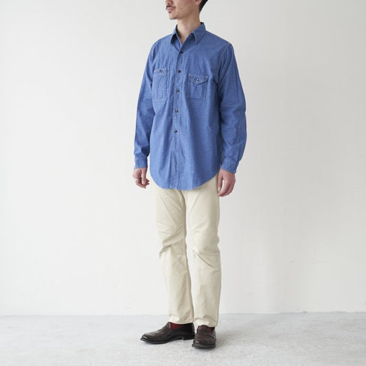 BIG YANK ANATOMICA work shirt 1935 / BLUE