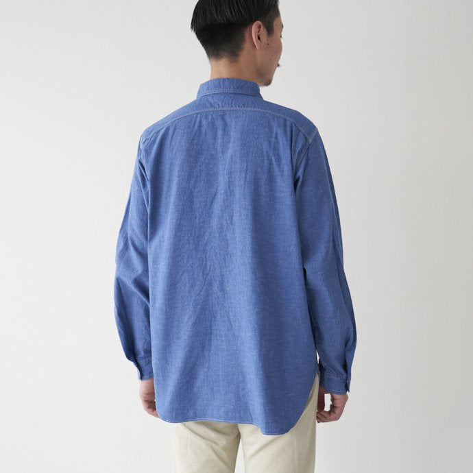 BIG YANK ANATOMICA work shirt 1935 / BLUE – ANATOMICA OFFICIAL