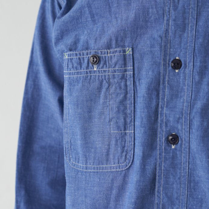 BIG YANK ANATOMICA work shirt 1935 / BLUE – ANATOMICA OFFICIAL