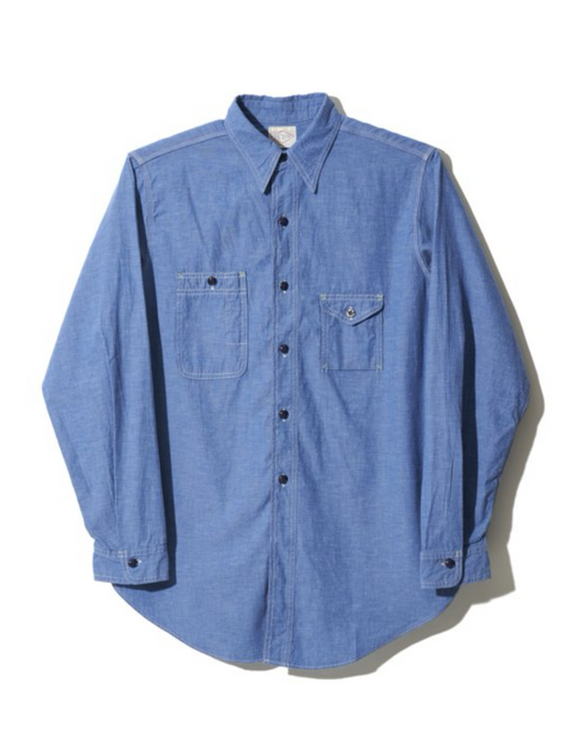 BIG YANK ANATOMICA work shirt 1935 / BLUE