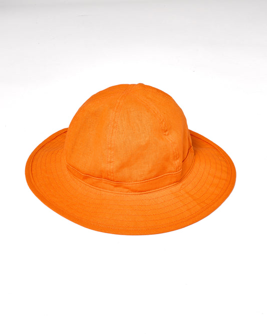 【Der SAMMLER】 TACKLE HAT COTTON LINEN / ORANGE