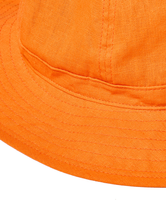 【Der SAMMLER】 TACKLE HAT COTTON LINEN / ORANGE