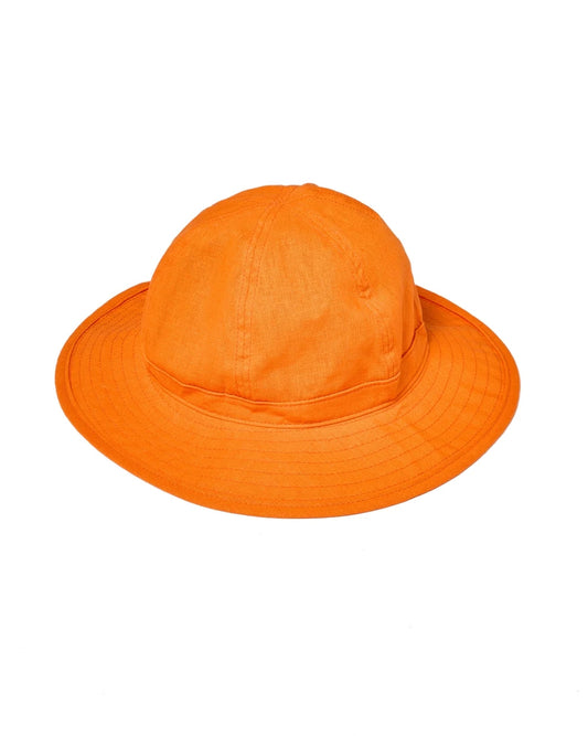 【Der SAMMLER】TACKLE HAT COTTON LINEN / ORANGE