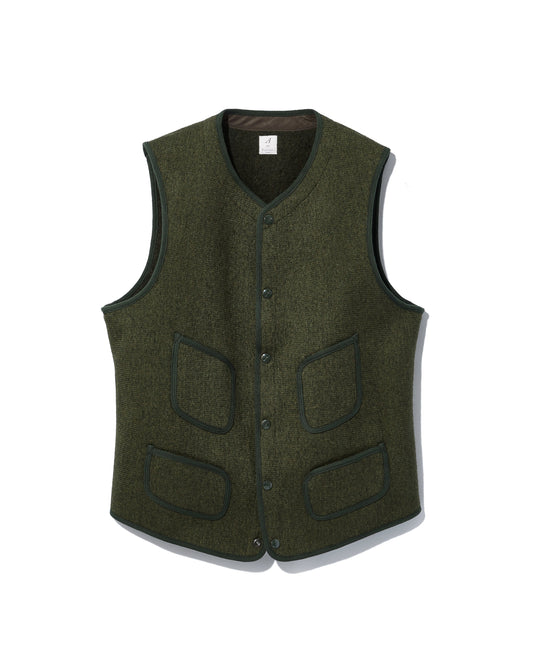 BEACH CLOTH VEST / OLIVE