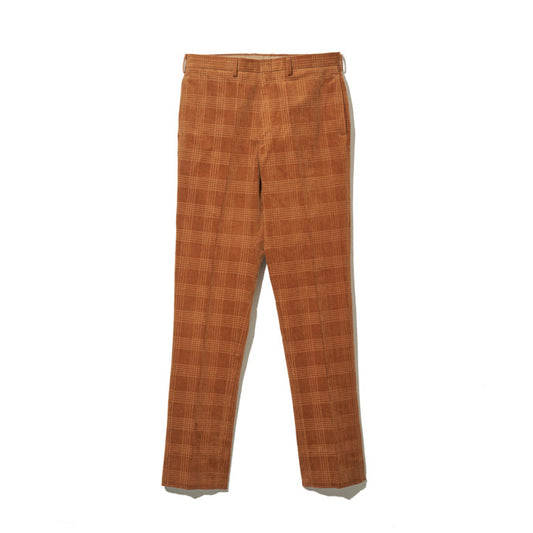 TRIM FIT PANTS / CHECK CORDUROY