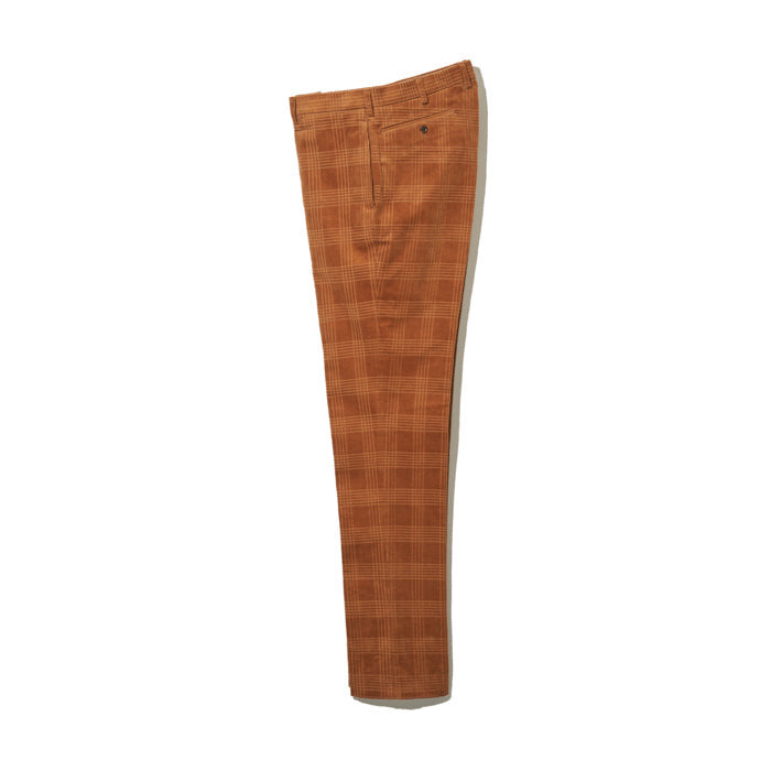 TRIM FIT PANTS / CHECK CORDUROY