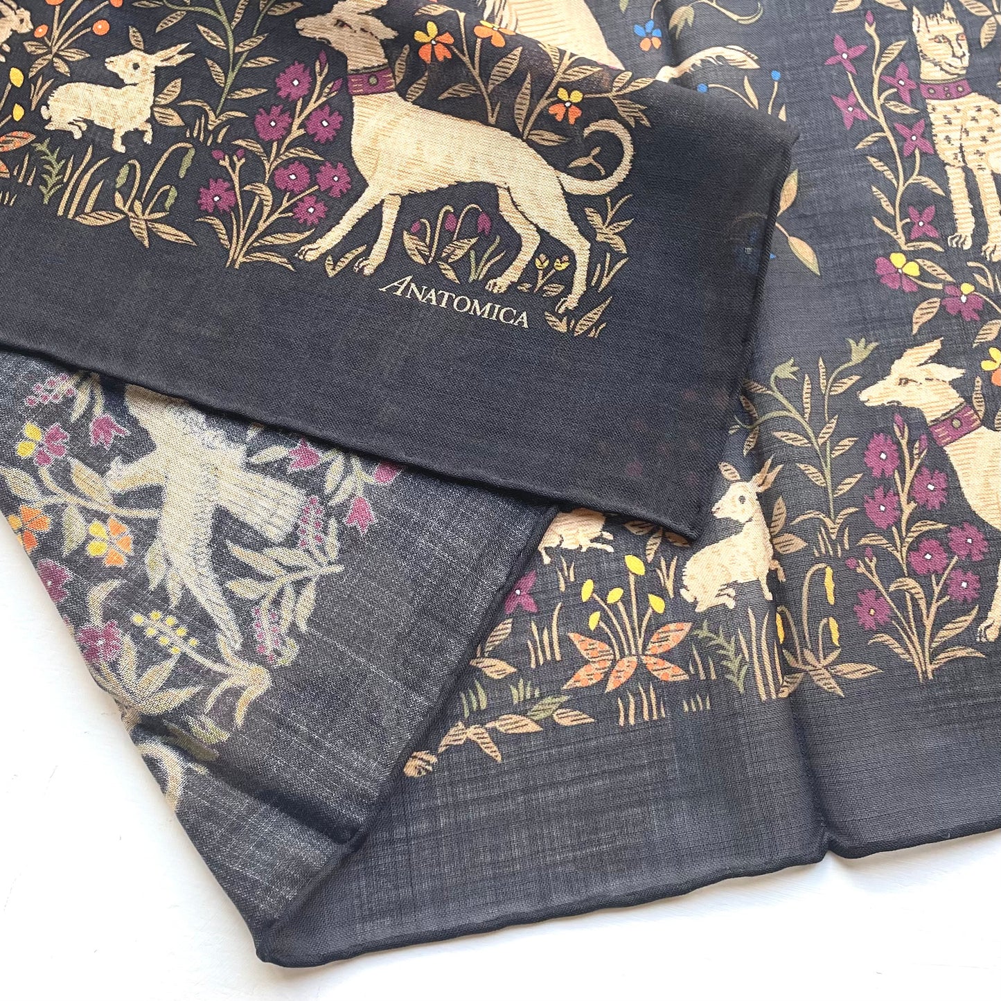 ANATOMICA by DRAKE'S SCARF UNICORN / BLACK