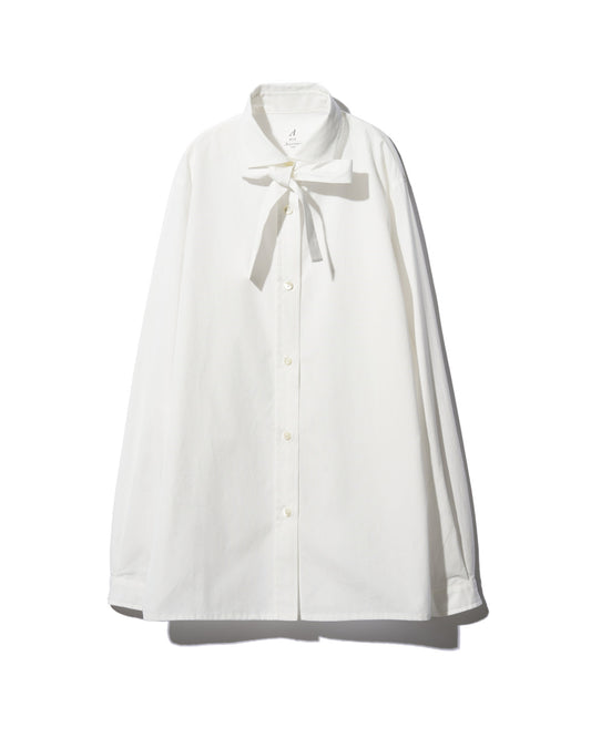 MILLICENT BOWTIE SHIRT / WHITE