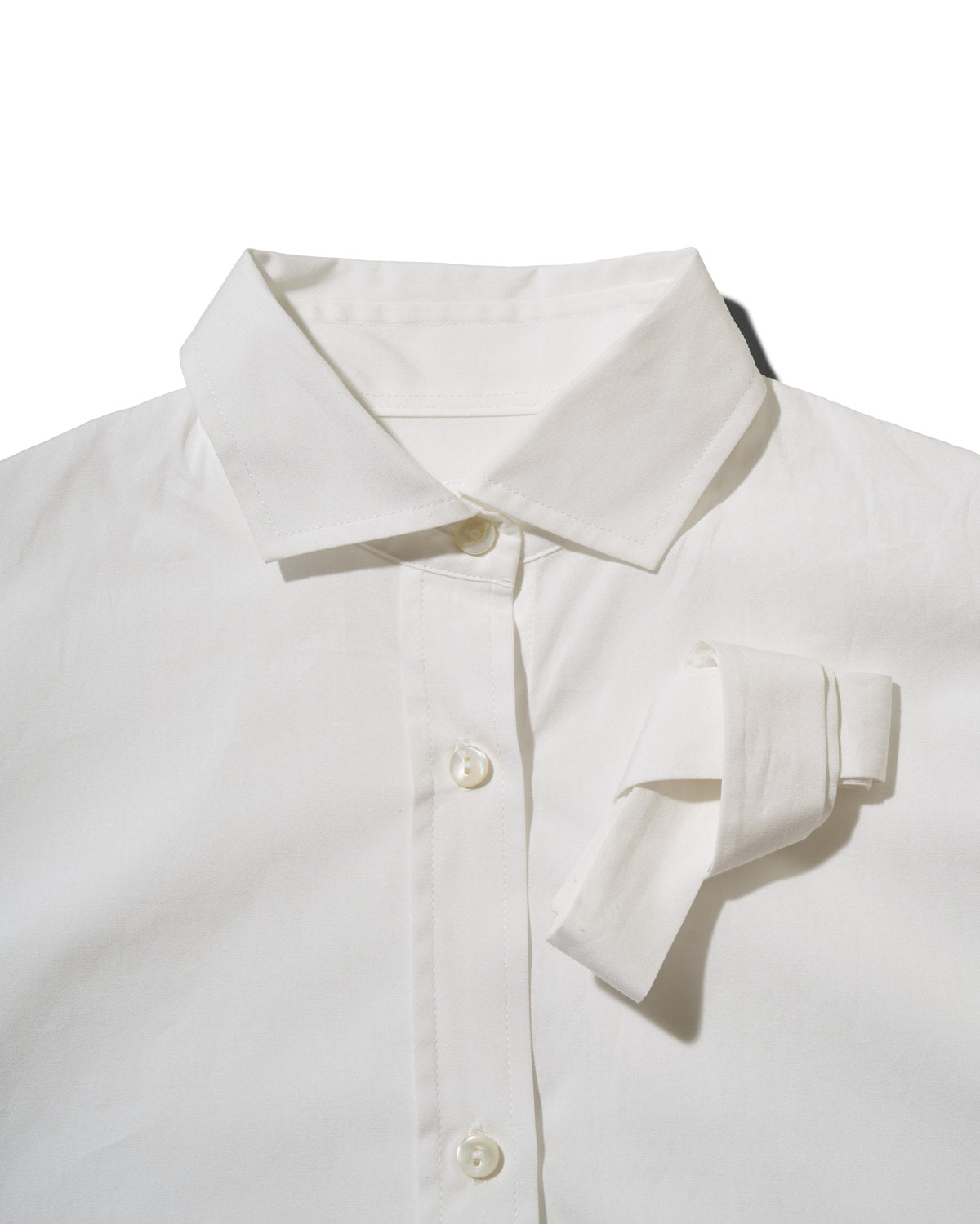MILLICENT BOWTIE SHIRT / WHITE