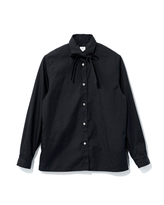 MILLICENT BOWTIE SHIRT / BLACK