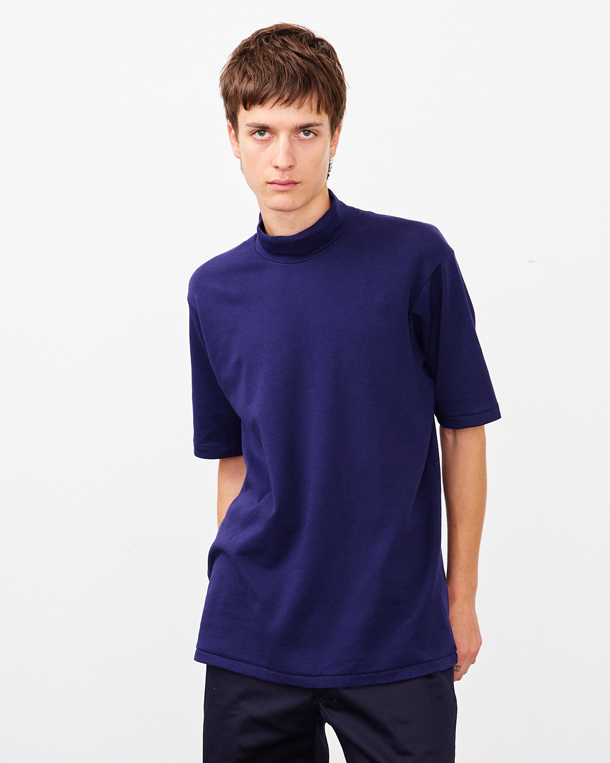 MOCK NECK TEE S/S – ANATOMICA OFFICIAL ONLINE STORE