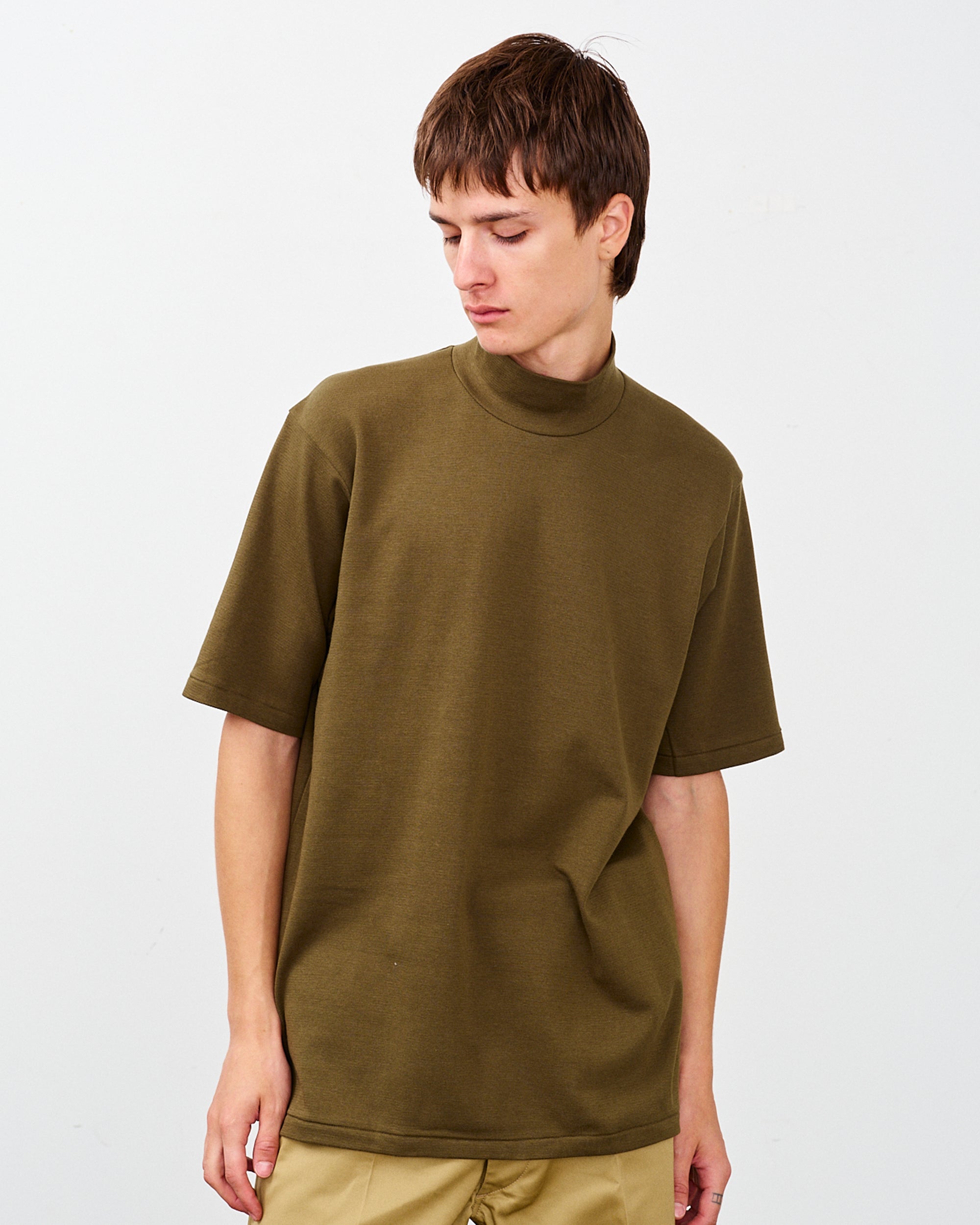 MOCK NECK TEE S/S – ANATOMICA OFFICIAL ONLINE STORE