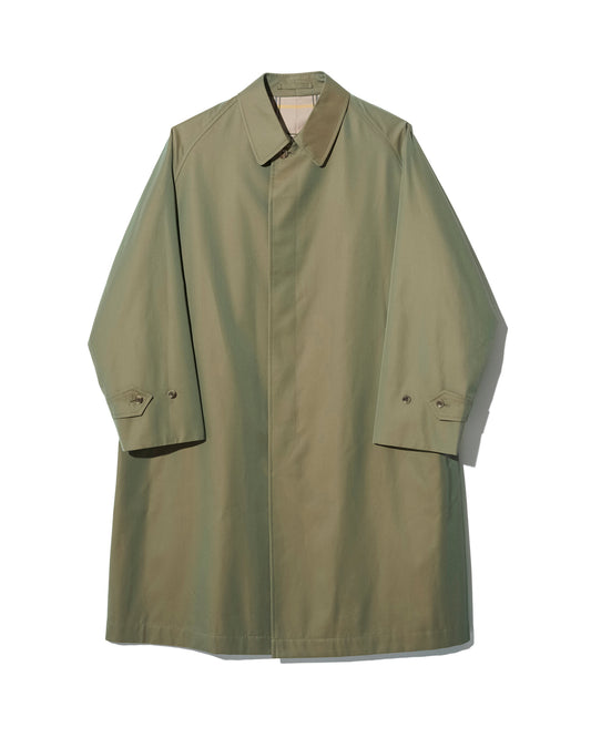 SINGLE RAGLAN COAT 1 / GABARDINE OLIVE