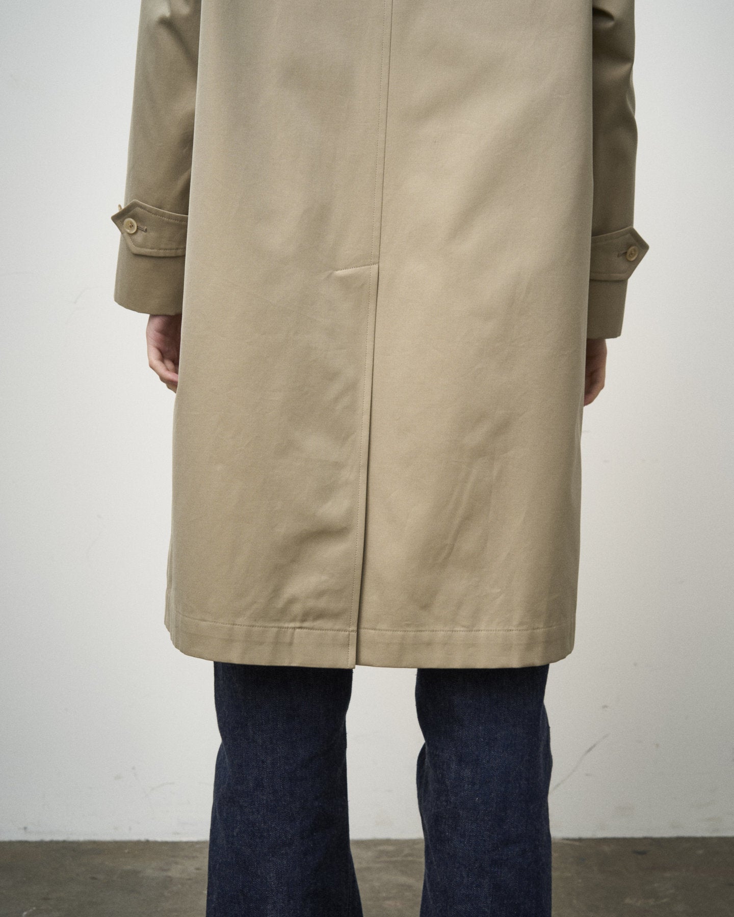 SINGLE RAGLAN COAT 1 / GABARDINE BEIGE – ANATOMICA OFFICIAL ONLINE