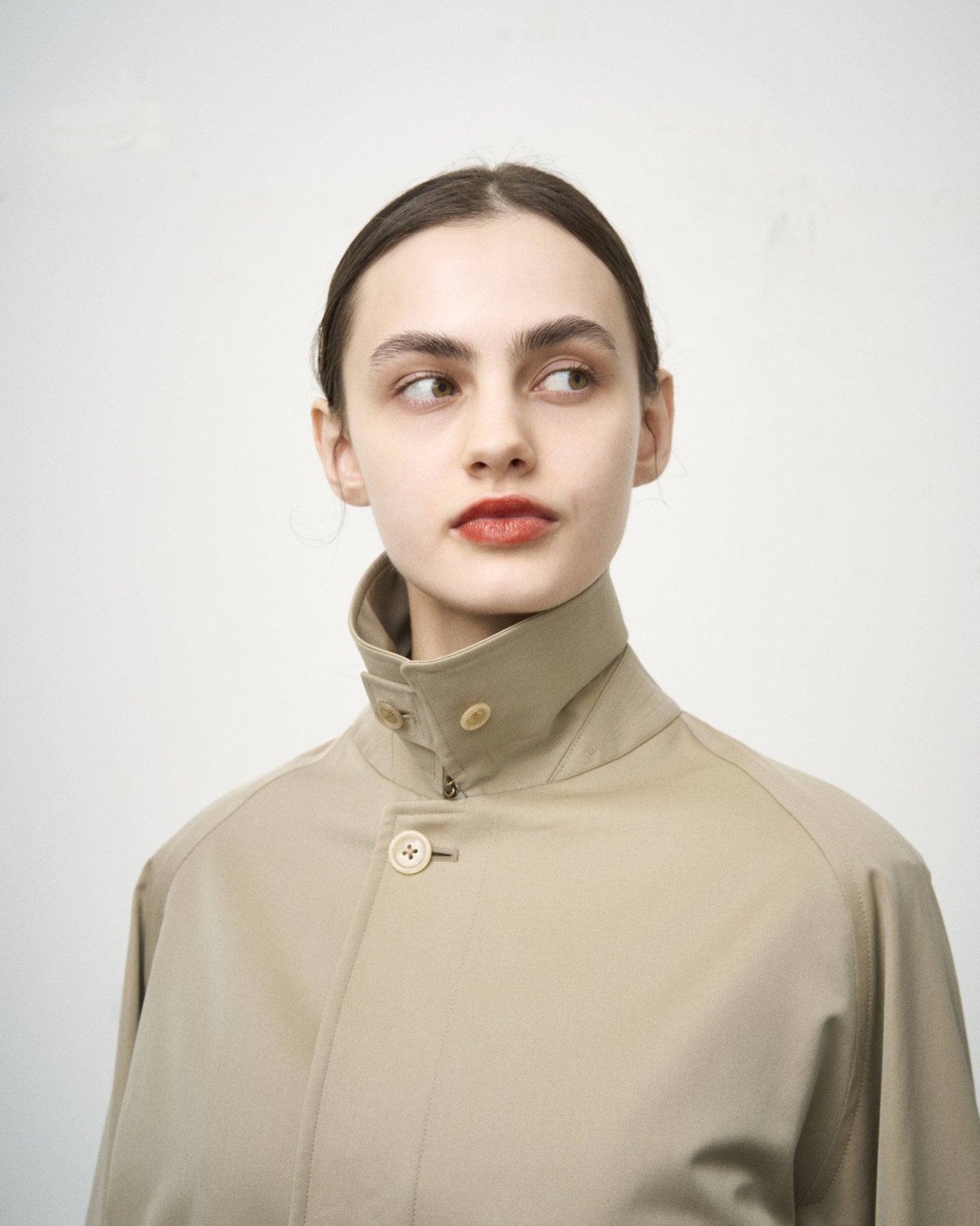 SINGLE RAGLAN COAT 1 / GABARDINE BEIGE – ANATOMICA OFFICIAL ONLINE