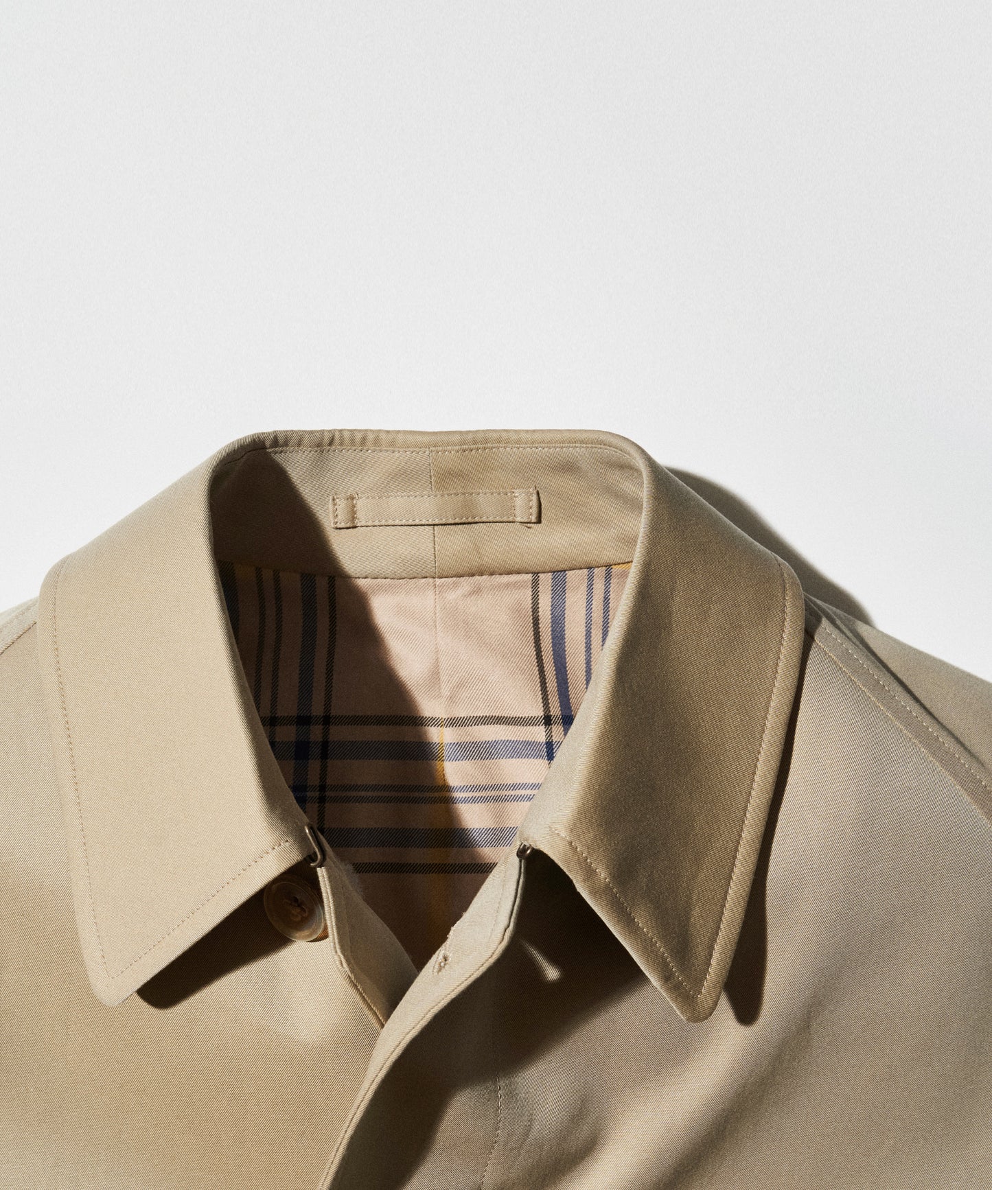 SINGLE RAGLAN COAT 1 / GABARDINE BEIGE