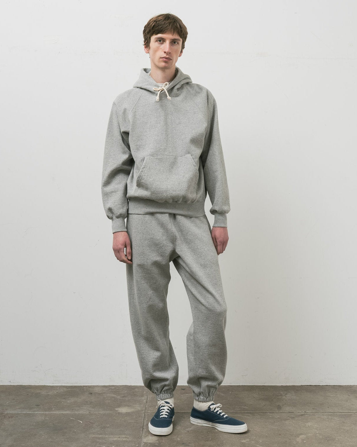 SWEAT RAGLAN PARKA / GREY – ANATOMICA OFFICIAL ONLINE STORE