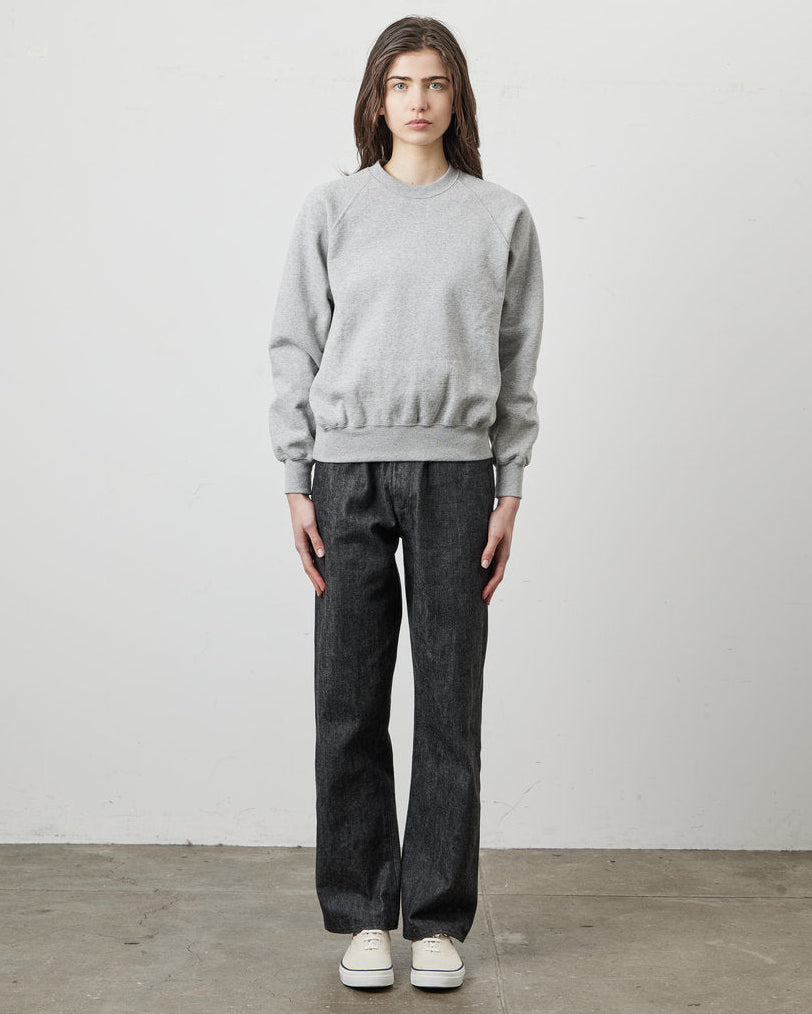 SWEAT RAGLAN / CREW NECK GREY – ANATOMICA OFFICIAL ONLINE STORE