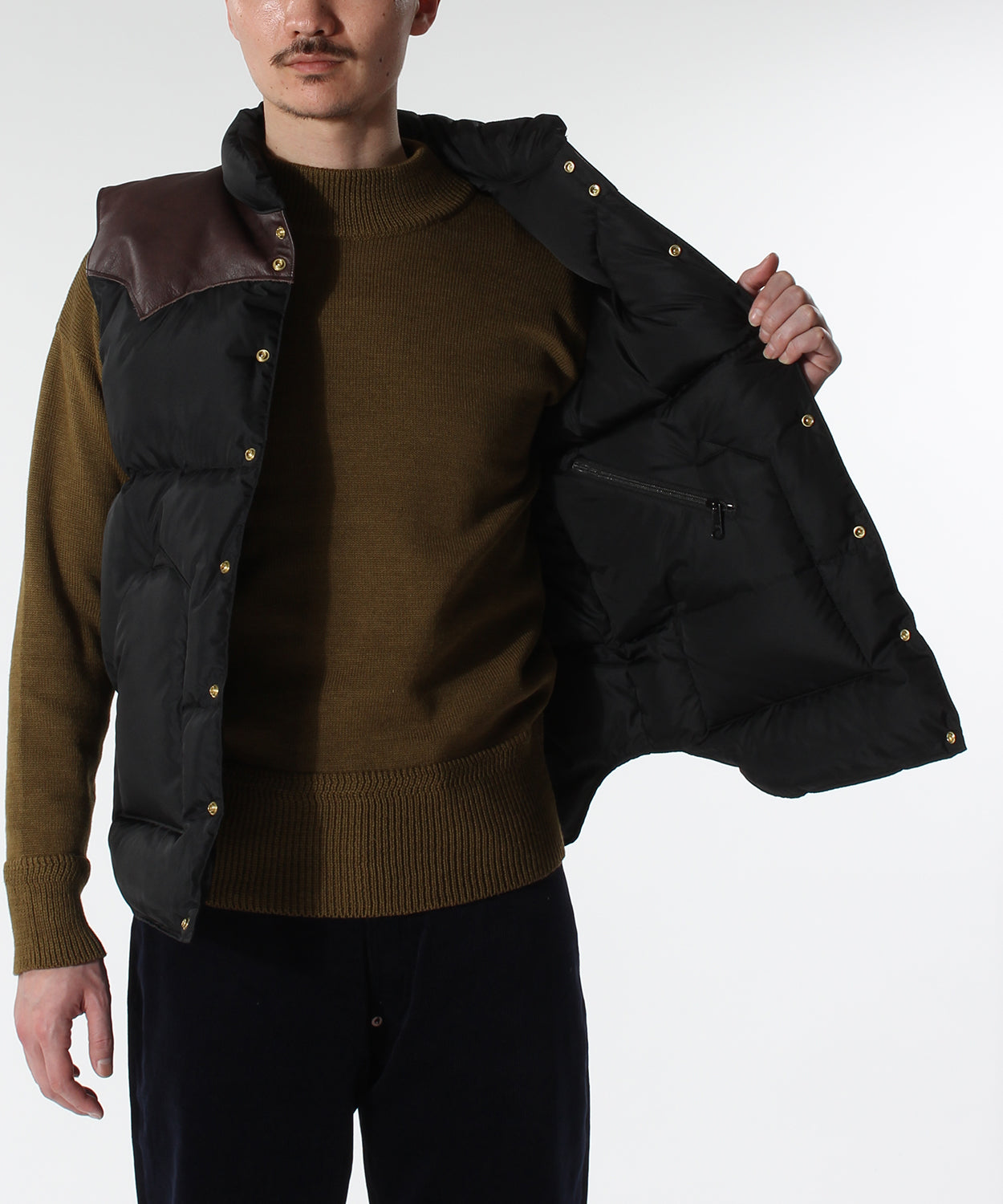DOWN VEST for ANATOMICA