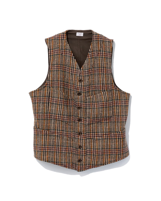 SAGAN VEST / SHETLAND GLENN CHECK